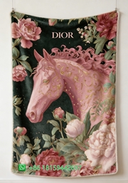 Dior Throw Blankets